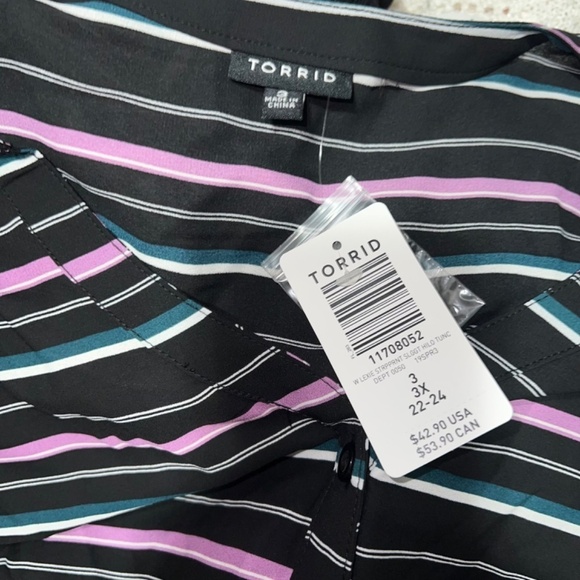 NWT Torrid Lexie Georgette Tunic Tank Size 3 - Picture 4 of 4